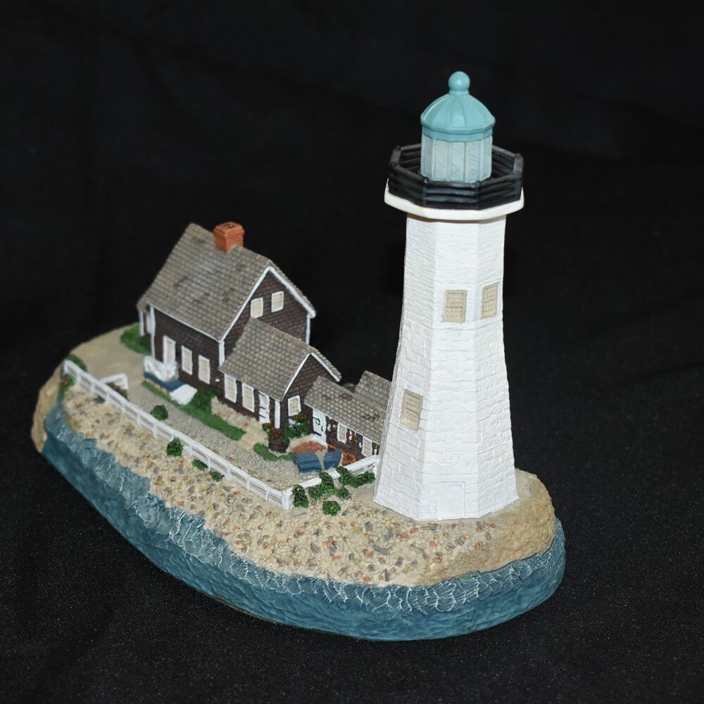 1996 Harbour Lights Scituate Mass #166 Rare Limited Edition #6571 Boxed & COA - Picture 2 of 12